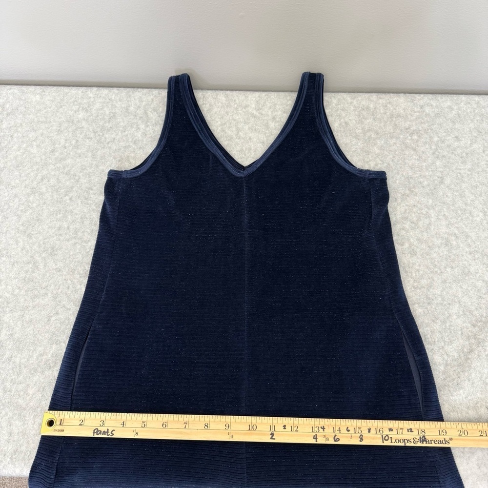 SMASH + TESS Tuesday Wide Leg Velvet Romper in Sparkle Navy size Small - Picture 11 of 14